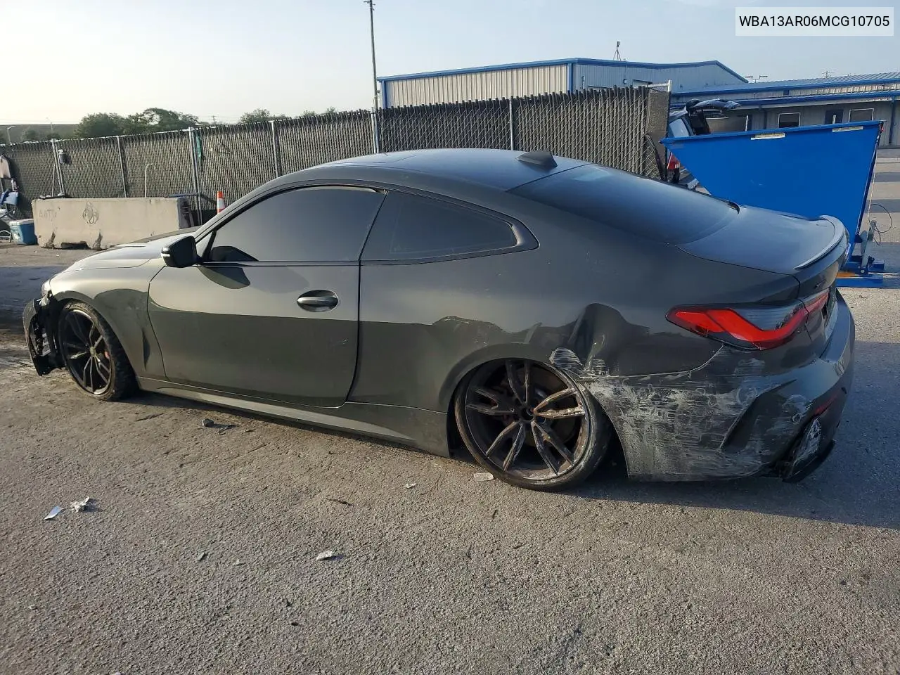 2021 BMW M440Xi VIN: WBA13AR06MCG10705 Lot: 60369196