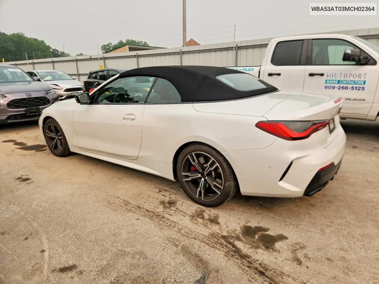 2021 BMW M440I VIN: WBA53AT03MCH02364 Lot: 61332936