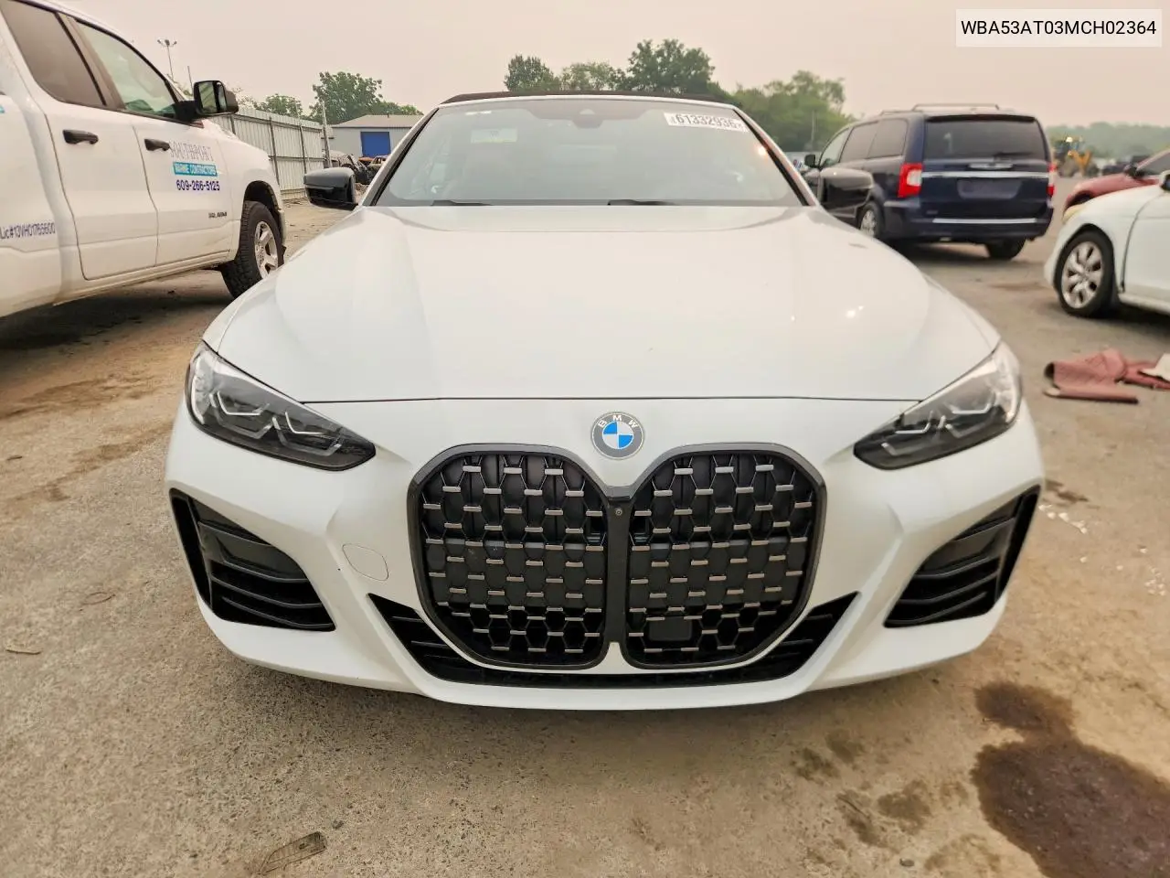 2021 BMW M440I VIN: WBA53AT03MCH02364 Lot: 61332936