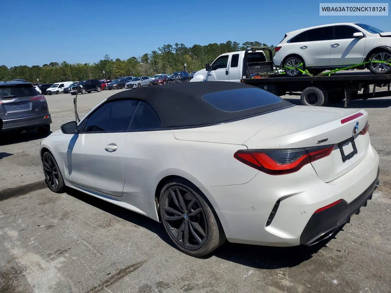 2022 BMW M440Xi VIN: WBA63AT02NCK18124 Lot: 46637106