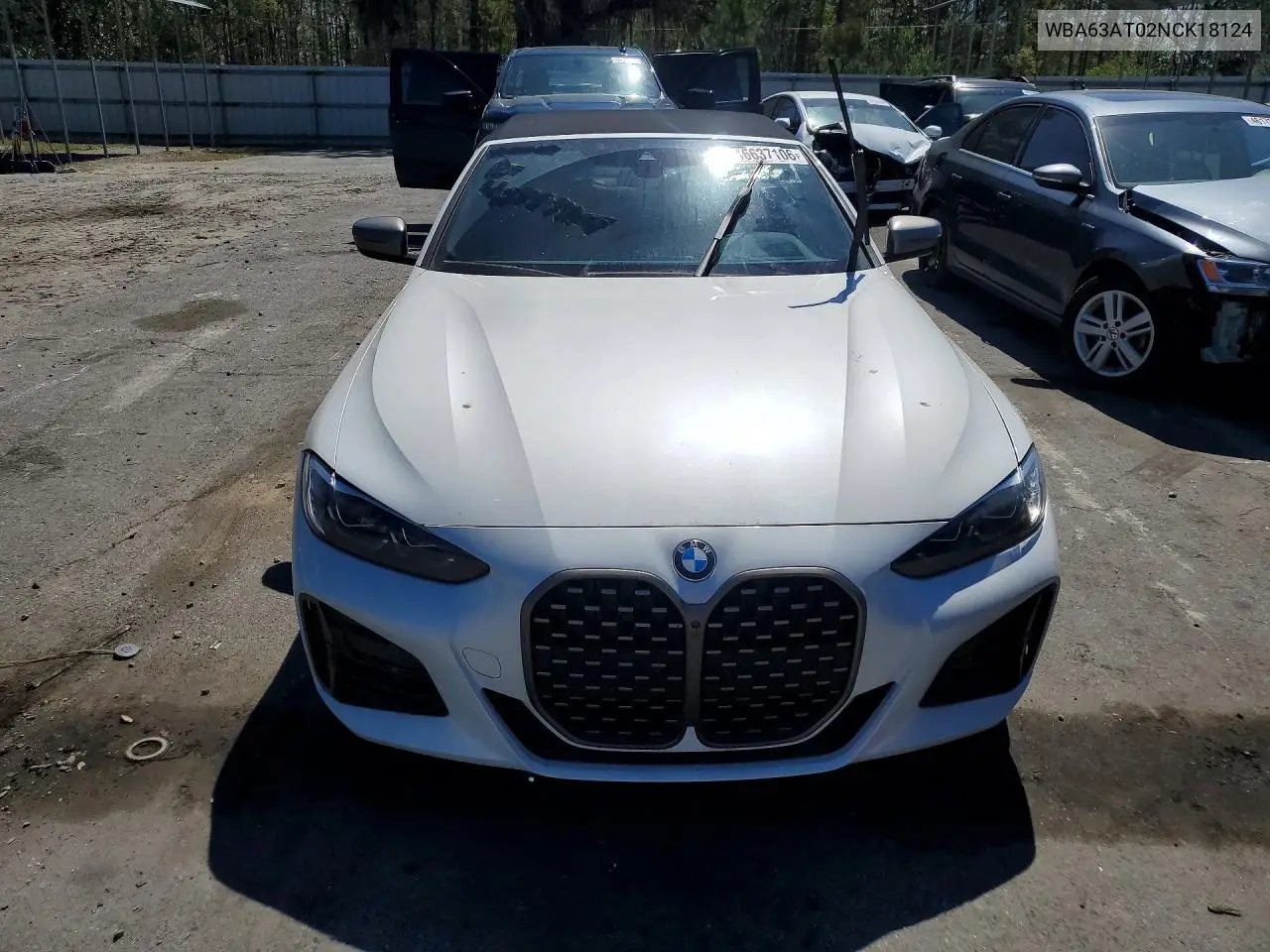 2022 BMW M440Xi VIN: WBA63AT02NCK18124 Lot: 46637106