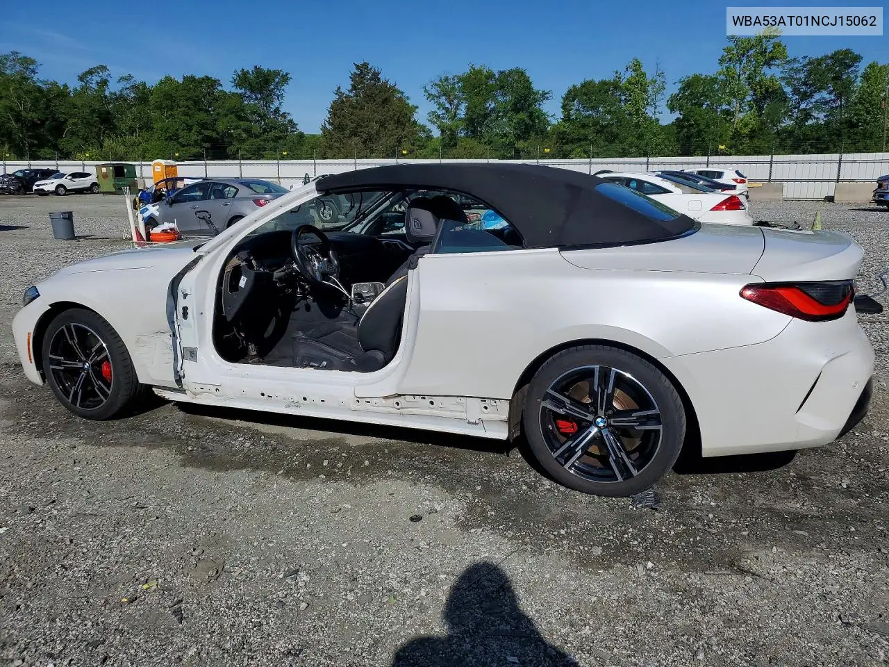 2022 BMW M440I VIN: WBA53AT01NCJ15062 Lot: 51759796