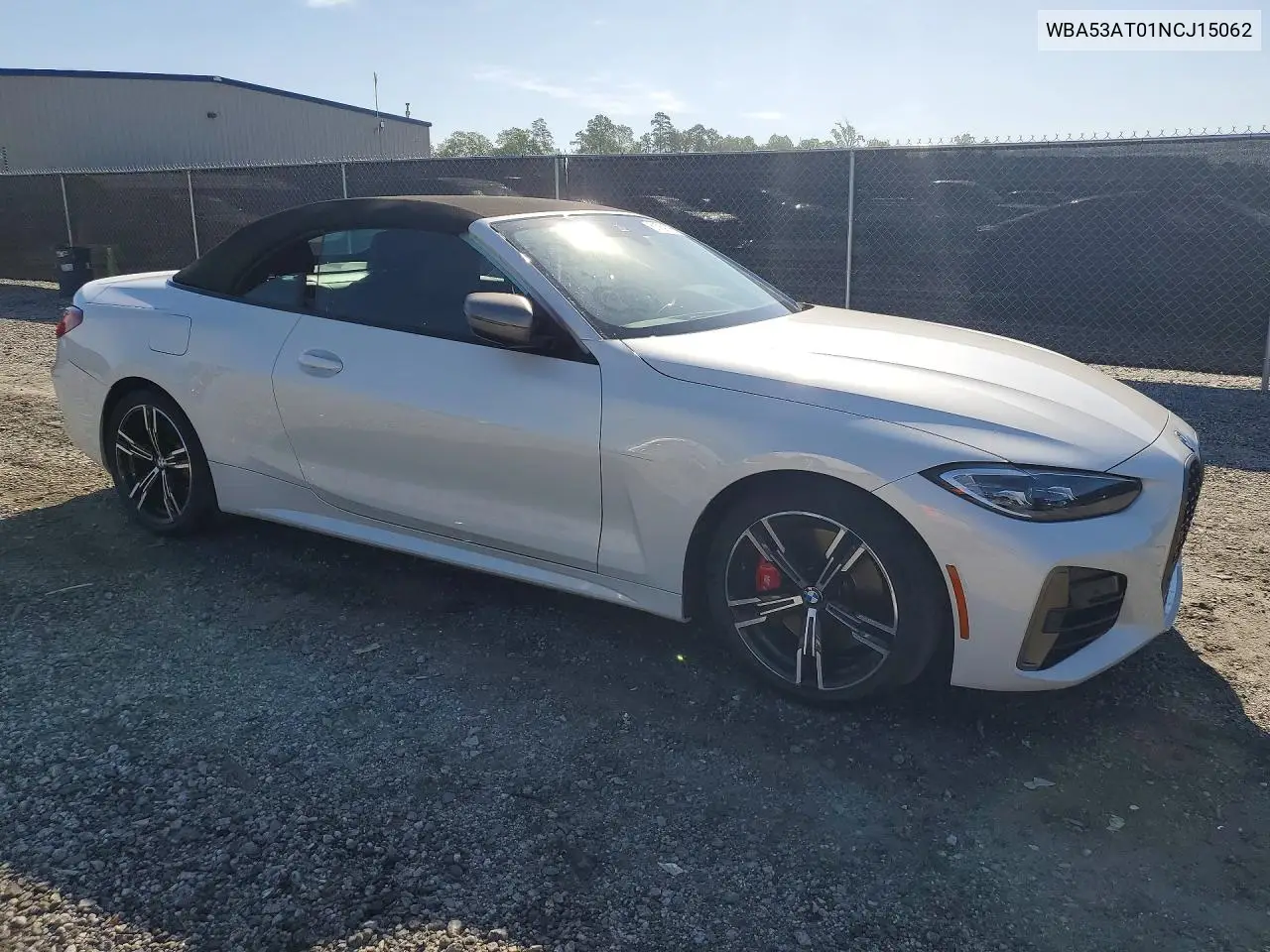 2022 BMW M440I VIN: WBA53AT01NCJ15062 Lot: 51759796