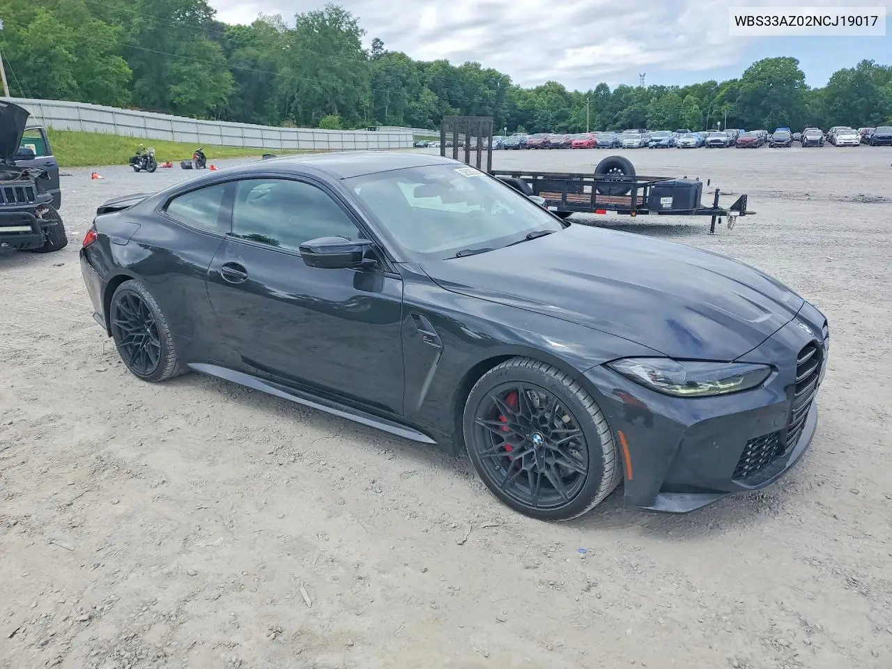 2022 BMW M4 Competition VIN: WBS33AZ02NCJ19017 Lot: 52023906