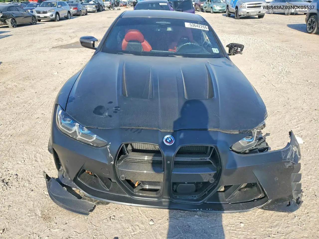 2022 BMW M4 Competition VIN: WBS43AZ03NCK05537 Lot: 53642266