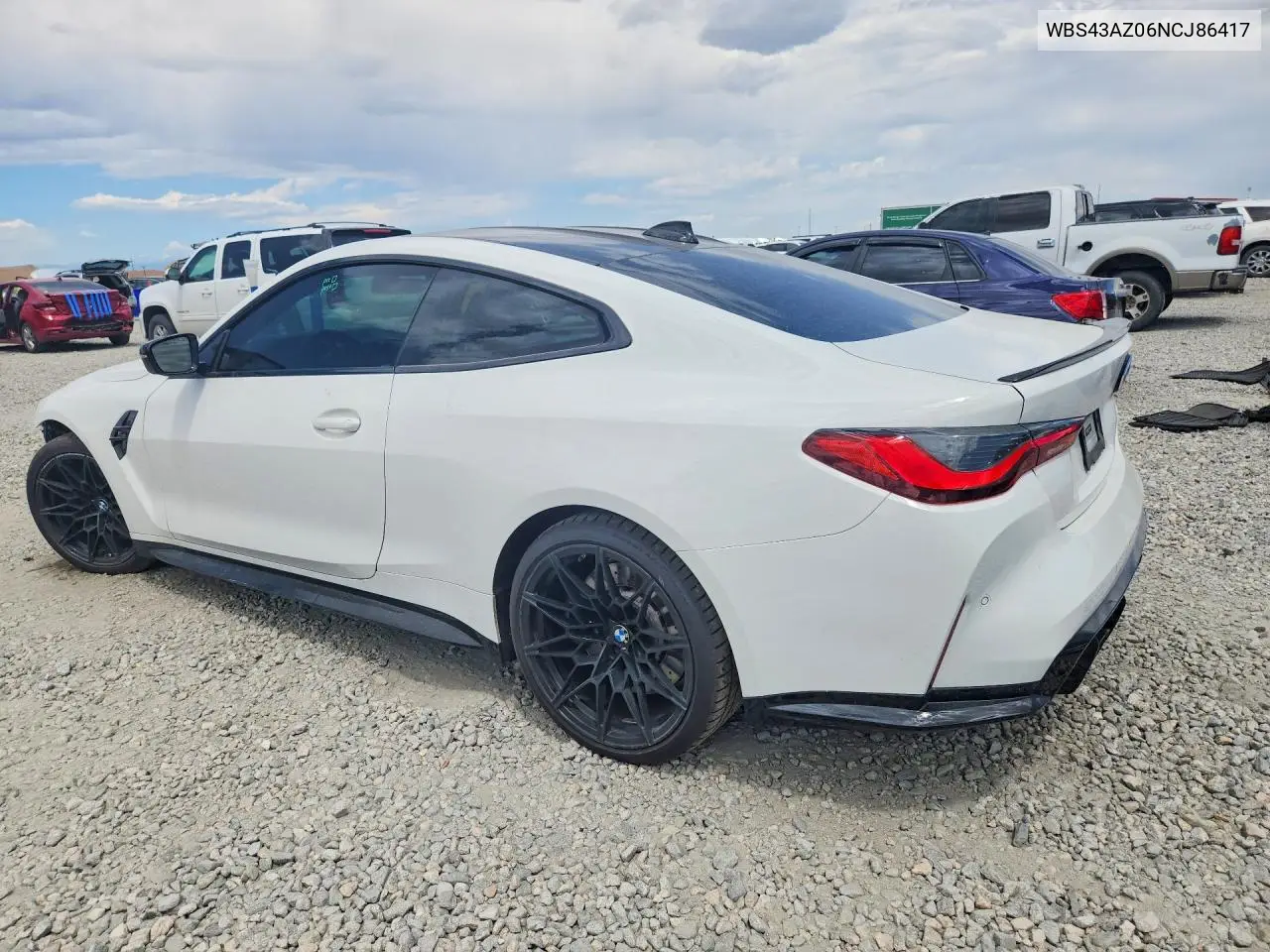 2022 BMW M4 Competition VIN: WBS43AZ06NCJ86417 Lot: 60042366
