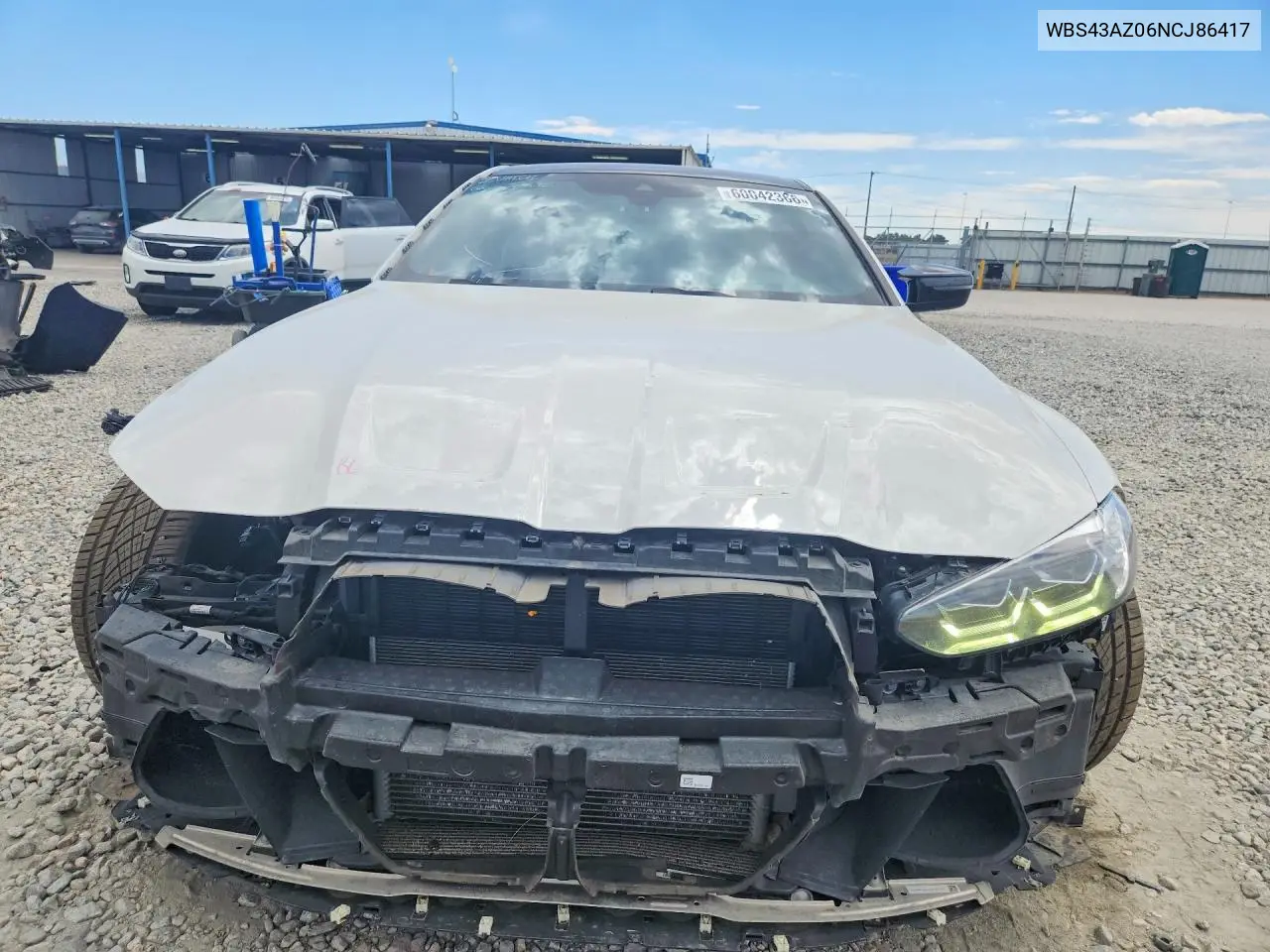 2022 BMW M4 Competition VIN: WBS43AZ06NCJ86417 Lot: 60042366