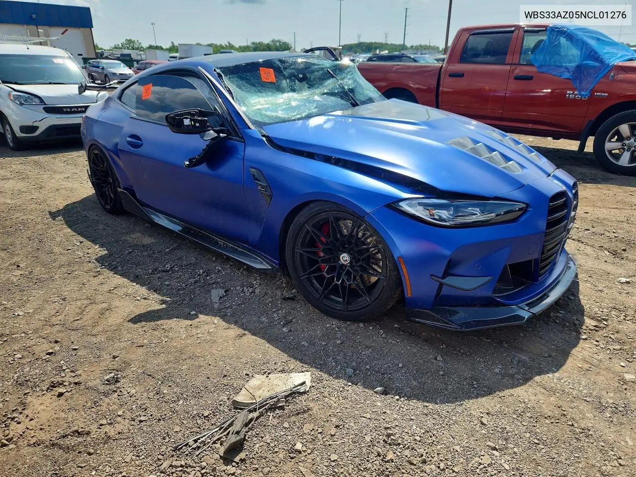 2022 BMW M4 Competition VIN: WBS33AZ05NCL01276 Lot: 60239816