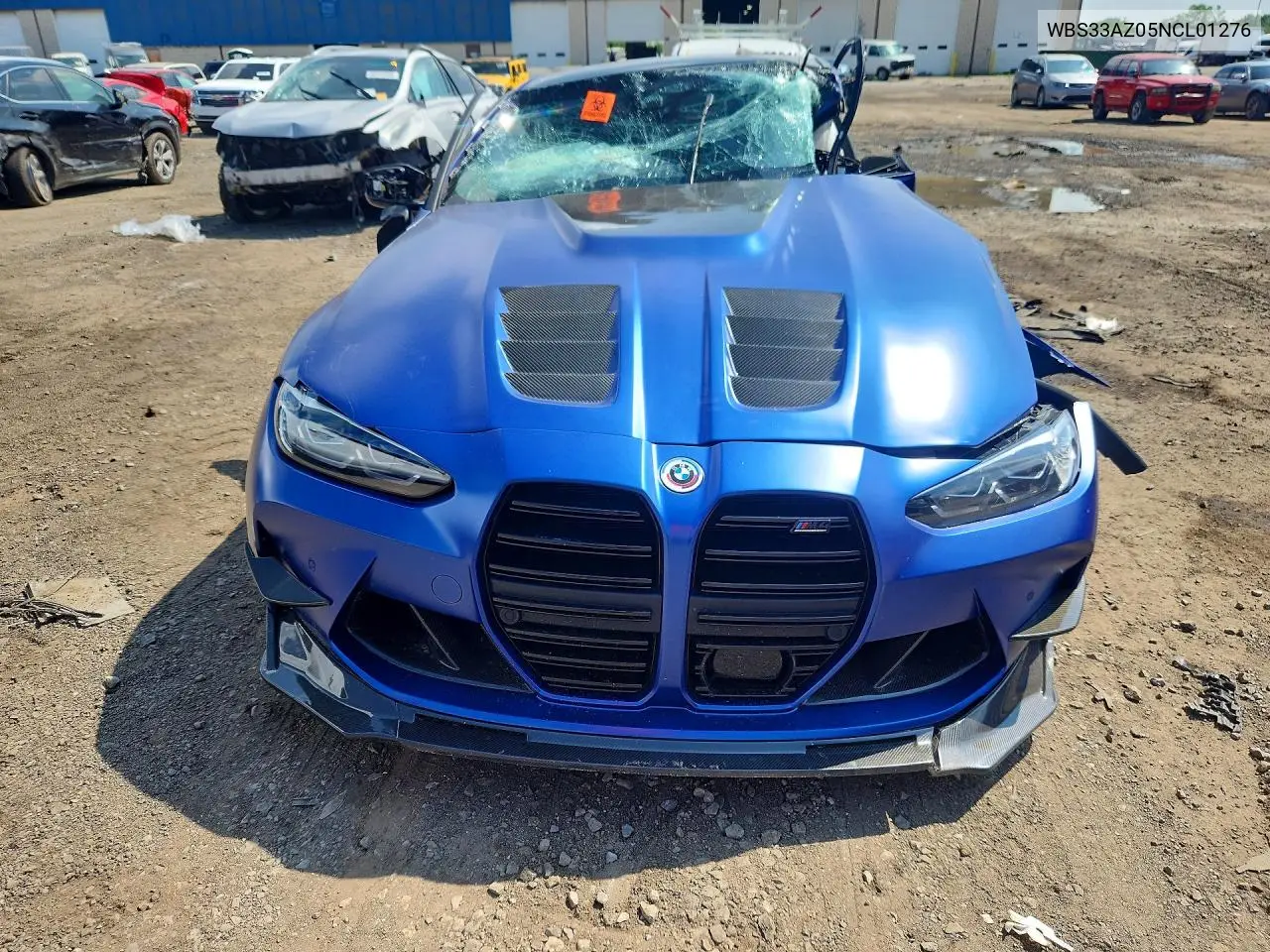 2022 BMW M4 Competition VIN: WBS33AZ05NCL01276 Lot: 60239816
