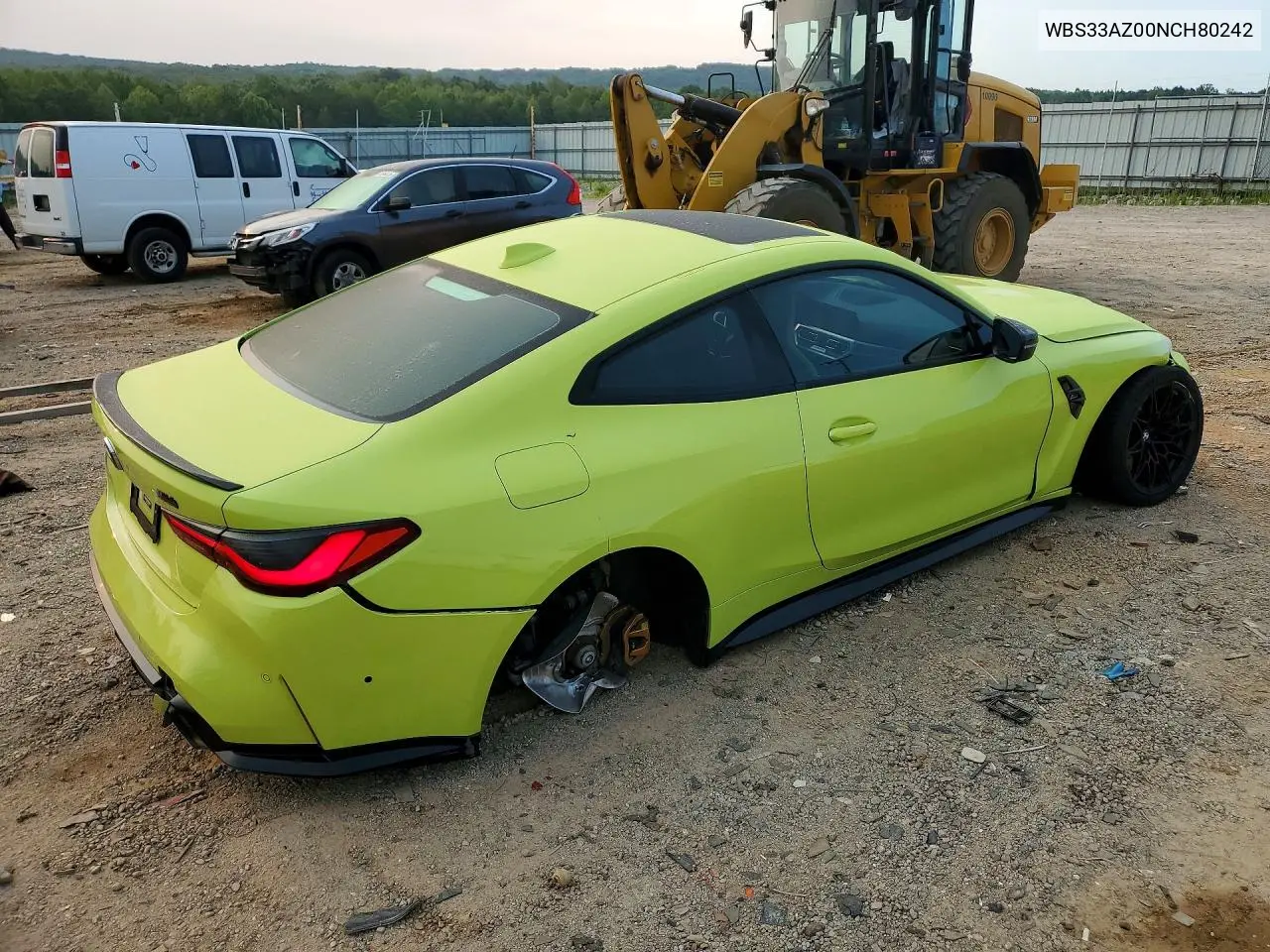 2022 BMW M4 Competition VIN: WBS33AZ00NCH80242 Lot: 61022626