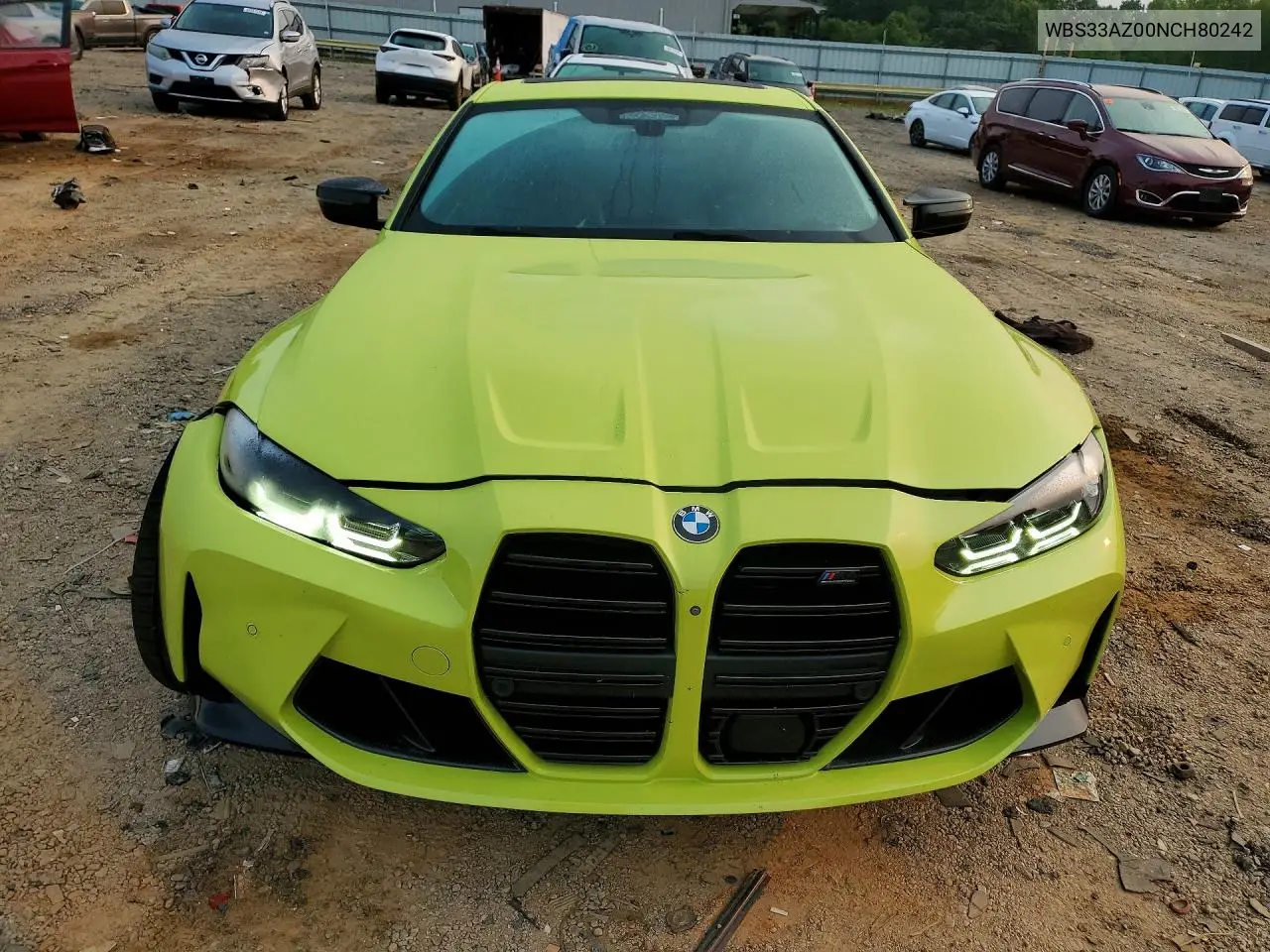 2022 BMW M4 Competition VIN: WBS33AZ00NCH80242 Lot: 61022626