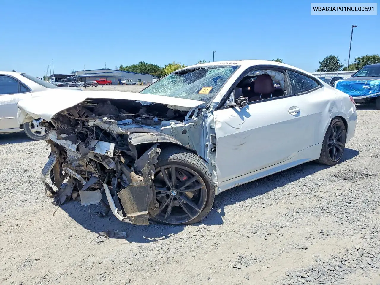 2022 BMW M440I VIN: WBA83AP01NCL00591 Lot: 61783696