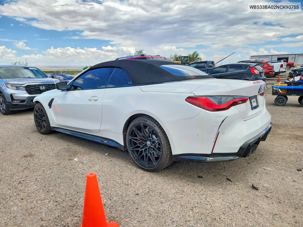 2022 BMW M4 Competition VIN: WBS33BA02NCK90755 Lot: 62093066