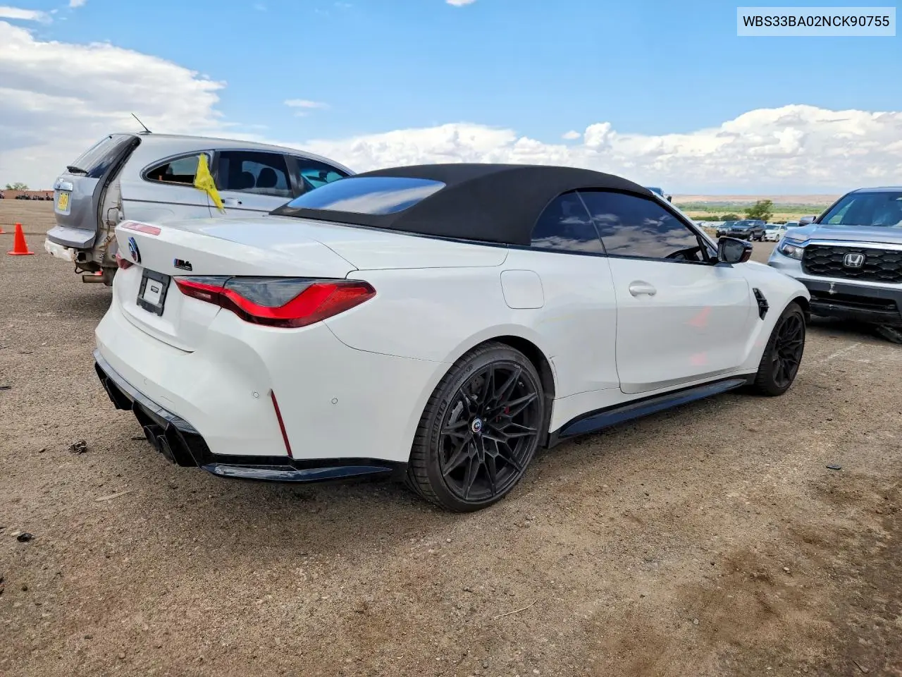 2022 BMW M4 Competition VIN: WBS33BA02NCK90755 Lot: 62093066