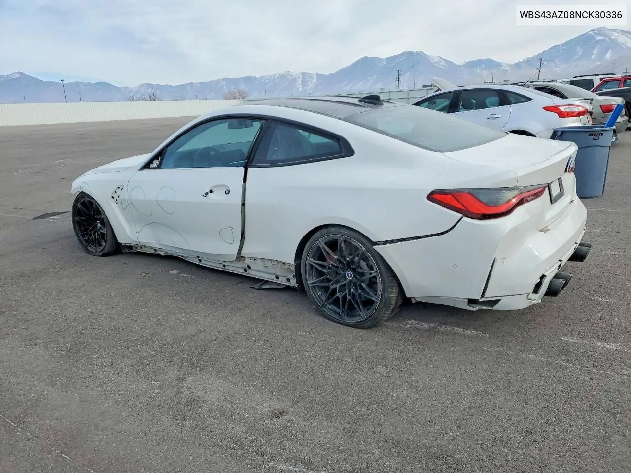2022 BMW M4 Competition VIN: WBS43AZ08NCK30336 Lot: 73040595