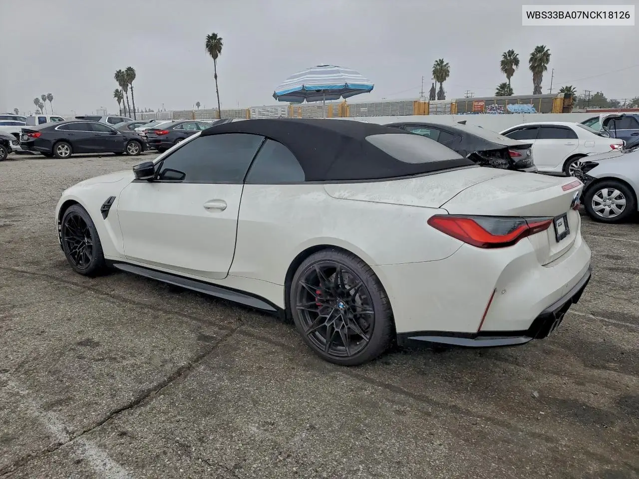 2022 BMW M4 Competition VIN: WBS33BA07NCK18126 Lot: 98346615