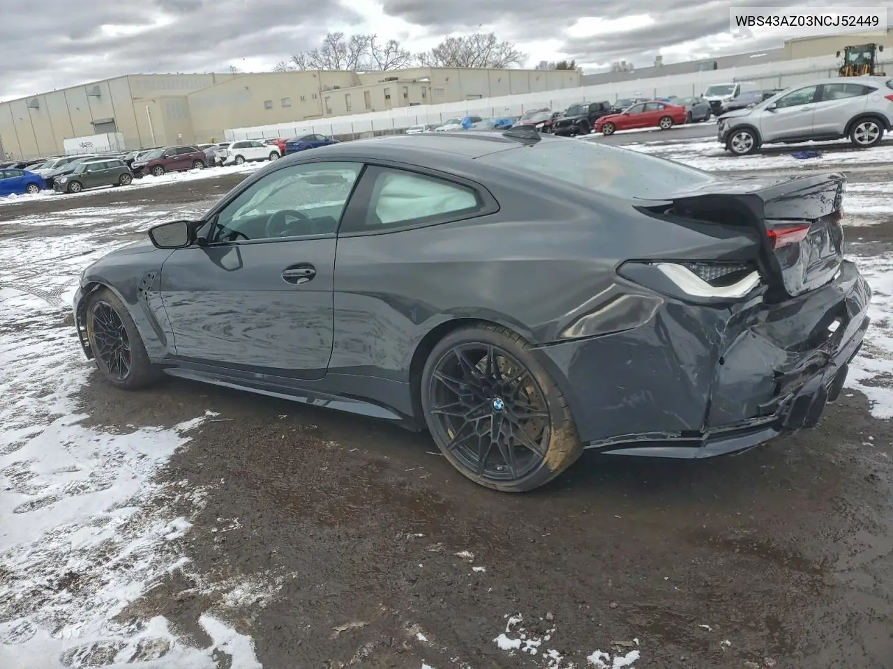 2022 BMW M4 Competition VIN: WBS43AZ03NCJ52449 Lot: 98979485