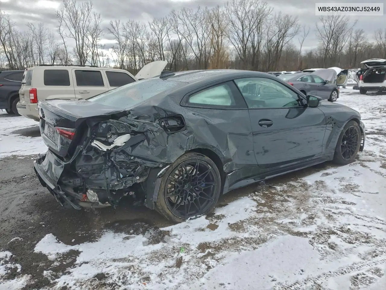 2022 BMW M4 Competition VIN: WBS43AZ03NCJ52449 Lot: 98979485