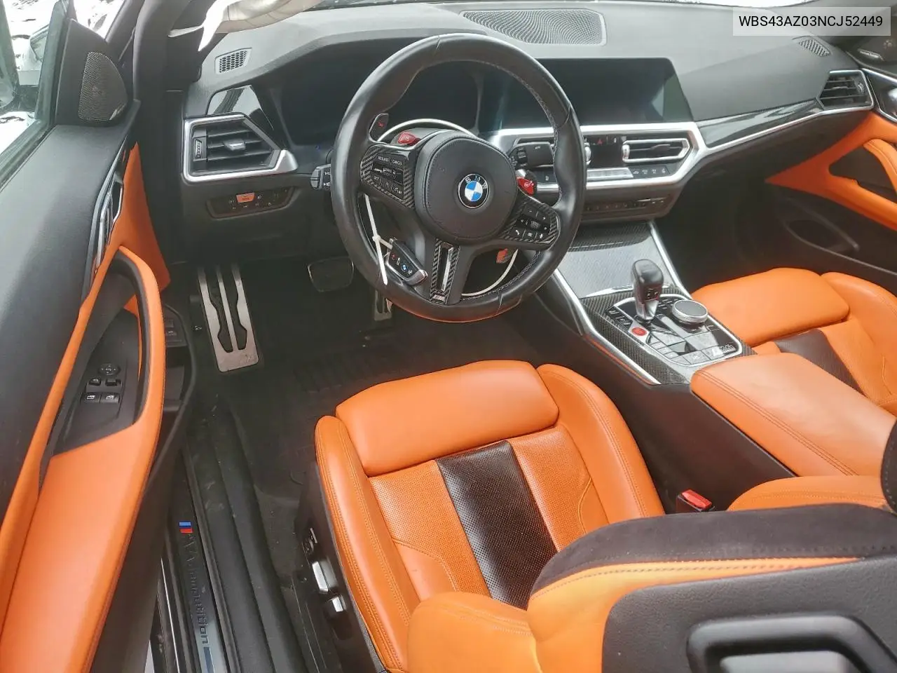 2022 BMW M4 Competition VIN: WBS43AZ03NCJ52449 Lot: 98979485