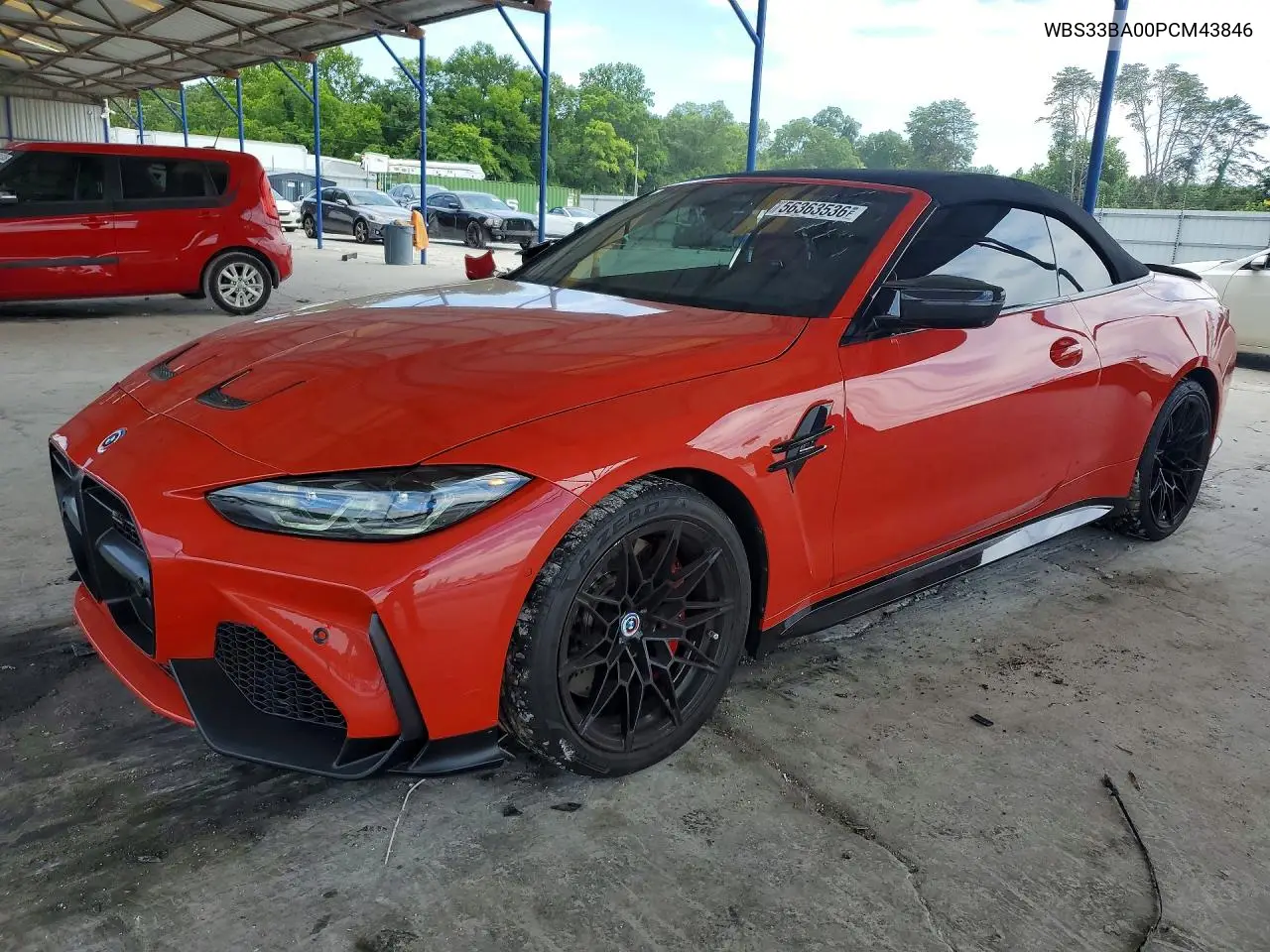 2023 BMW M4 Competition VIN: WBS33BA00PCM43846 Lot: 56363536