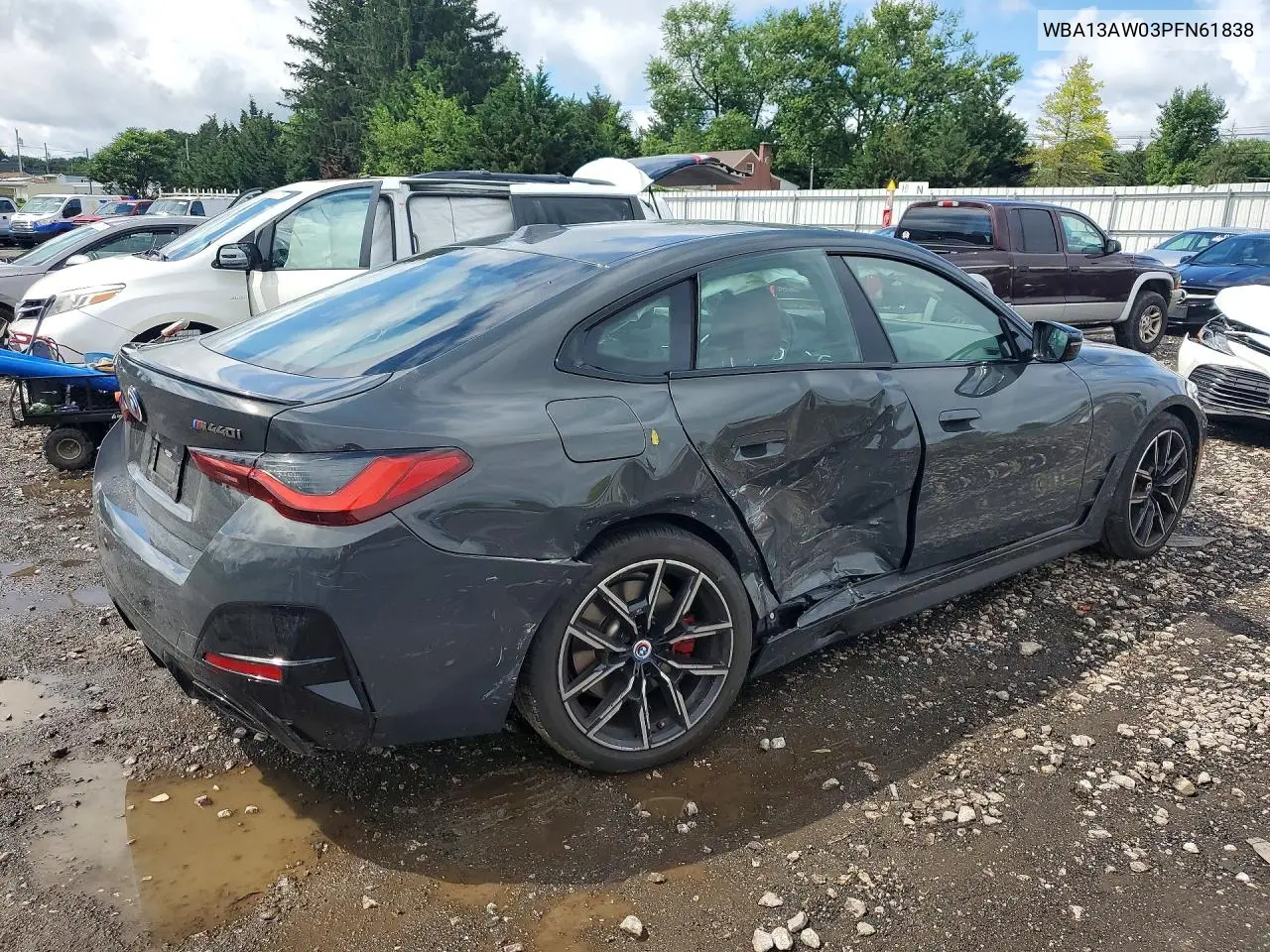 2023 BMW M440Xi Gran Coupe VIN: WBA13AW03PFN61838 Lot: 58330456