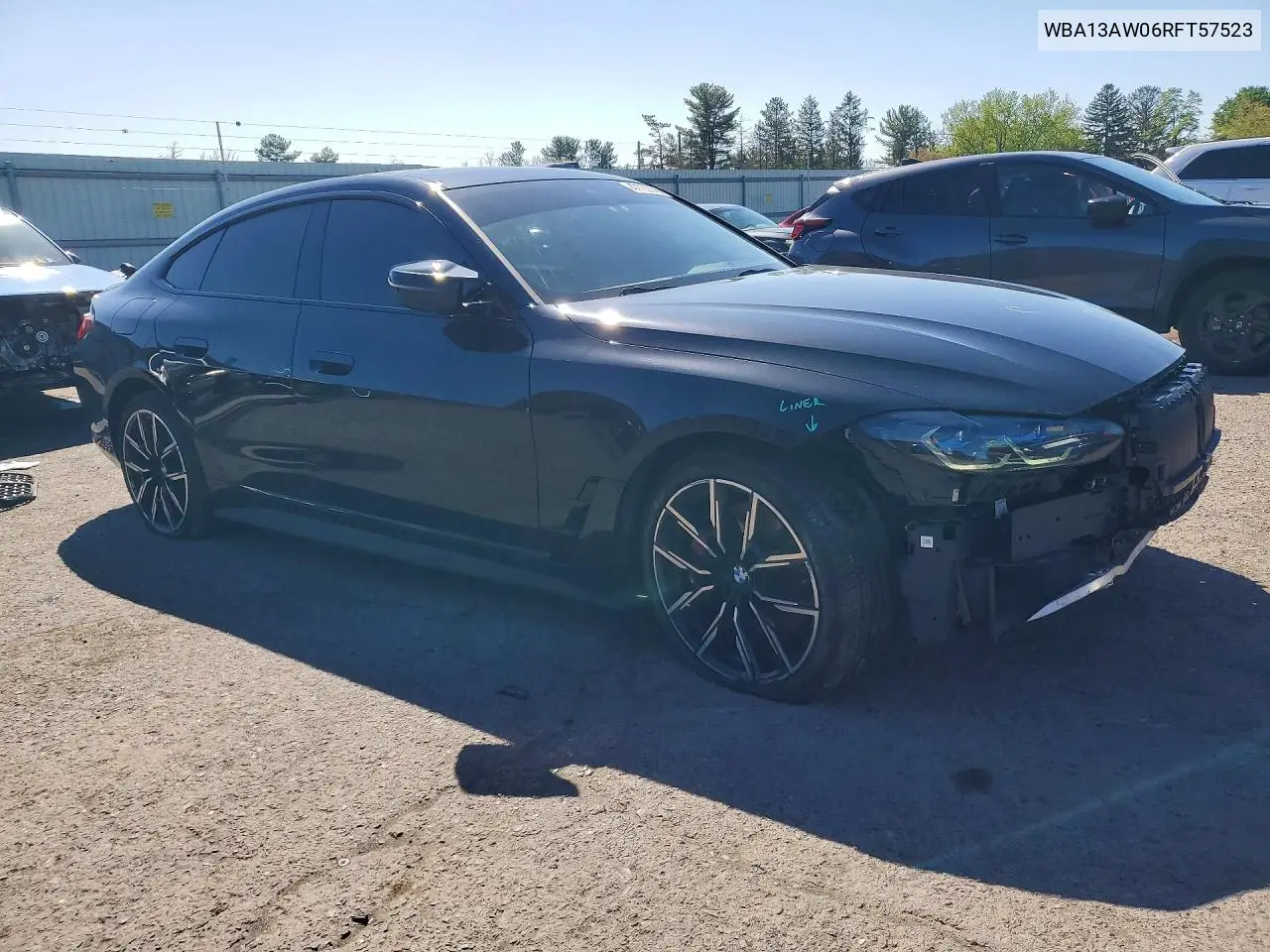 2024 BMW M440Xi Gran Coupe VIN: WBA13AW06RFT57523 Lot: 47720516