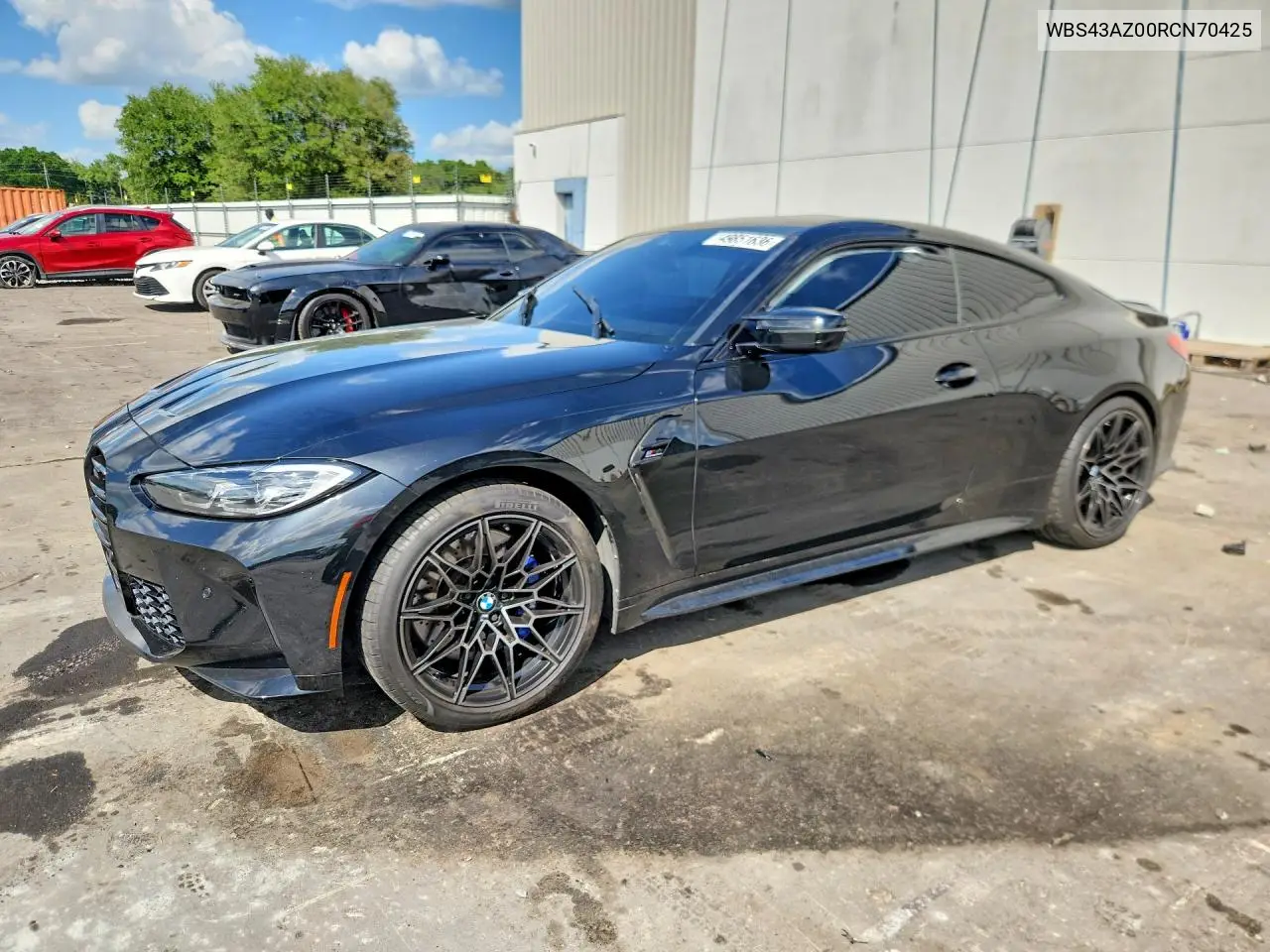 2024 BMW M4 Competition VIN: WBS43AZ00RCN70425 Lot: 49851636