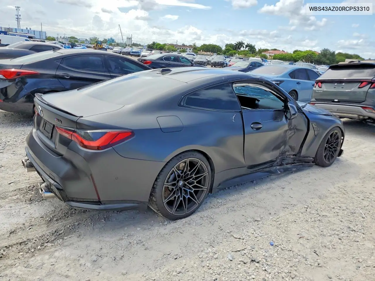 2024 BMW M4 Competition VIN: WBS43AZ00RCP53310 Lot: 54723216