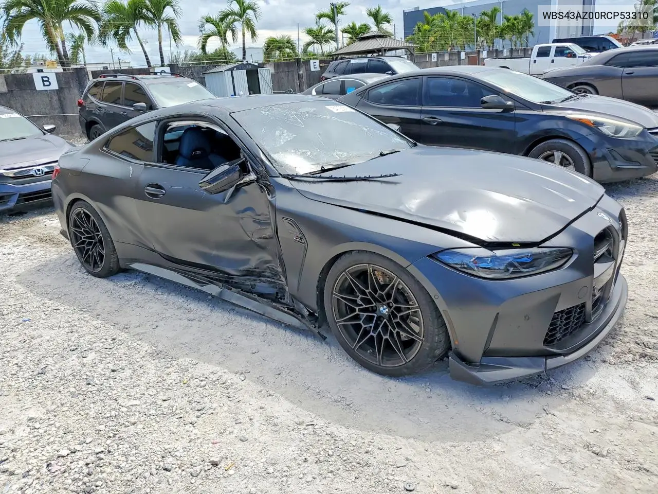 2024 BMW M4 Competition VIN: WBS43AZ00RCP53310 Lot: 54723216