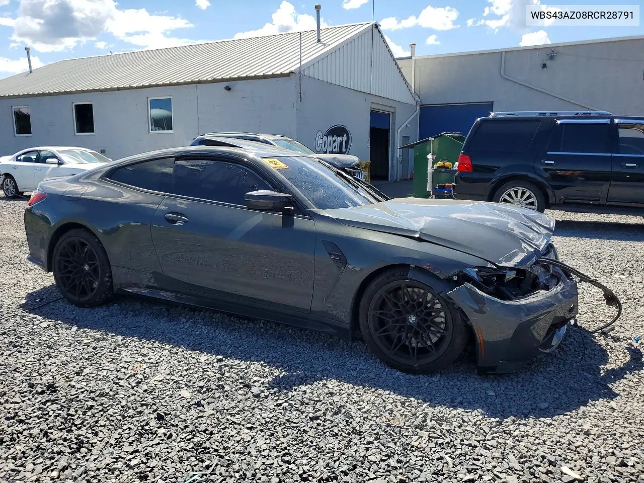 2024 BMW M4 Competition VIN: WBS43AZ08RCR28791 Lot: 55039686