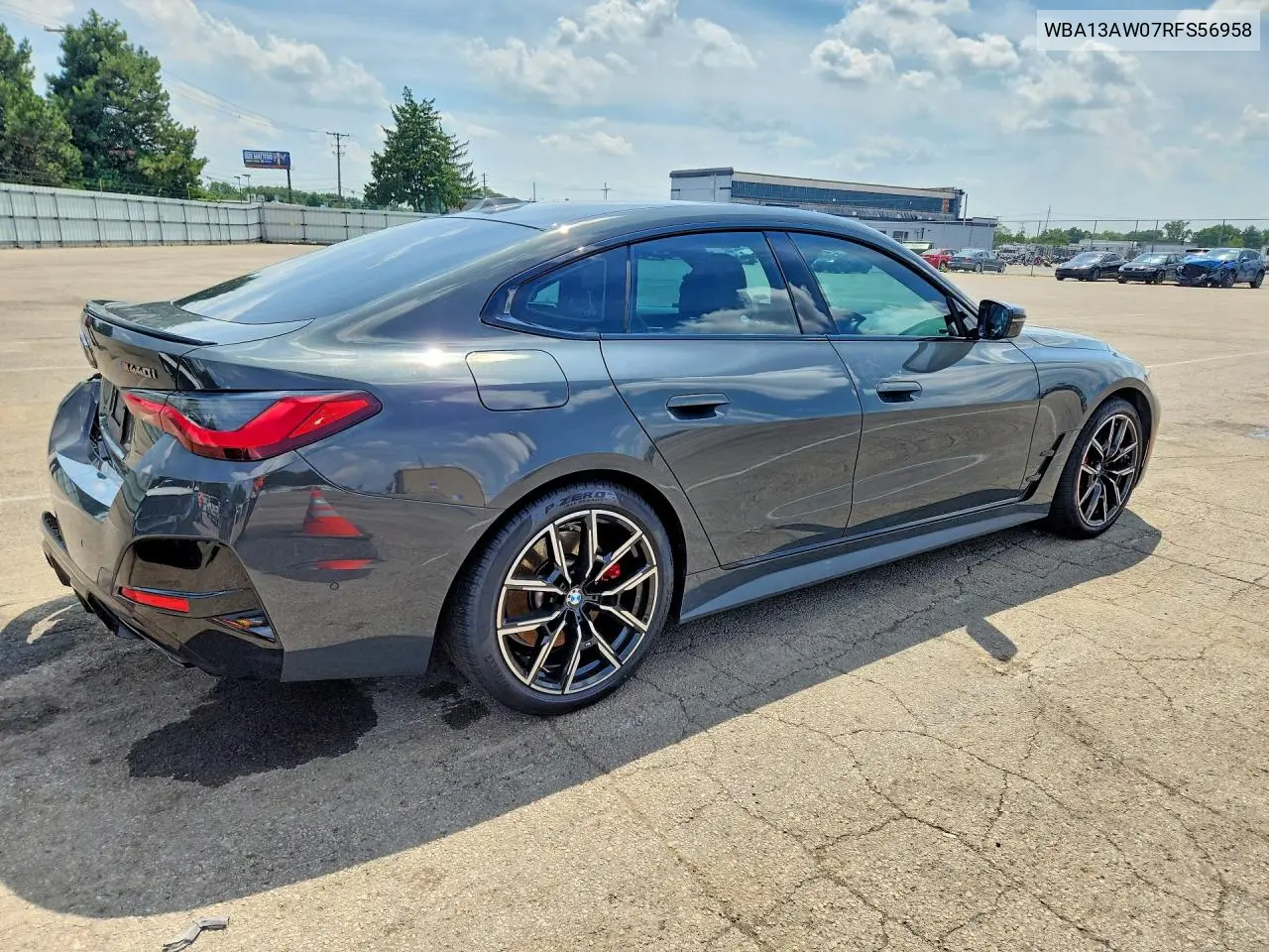 2024 BMW M440Xi Gran Coupe VIN: WBA13AW07RFS56958 Lot: 59846106
