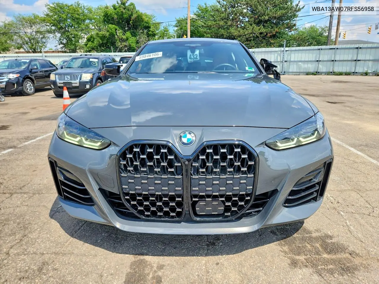 2024 BMW M440Xi Gran Coupe VIN: WBA13AW07RFS56958 Lot: 59846106