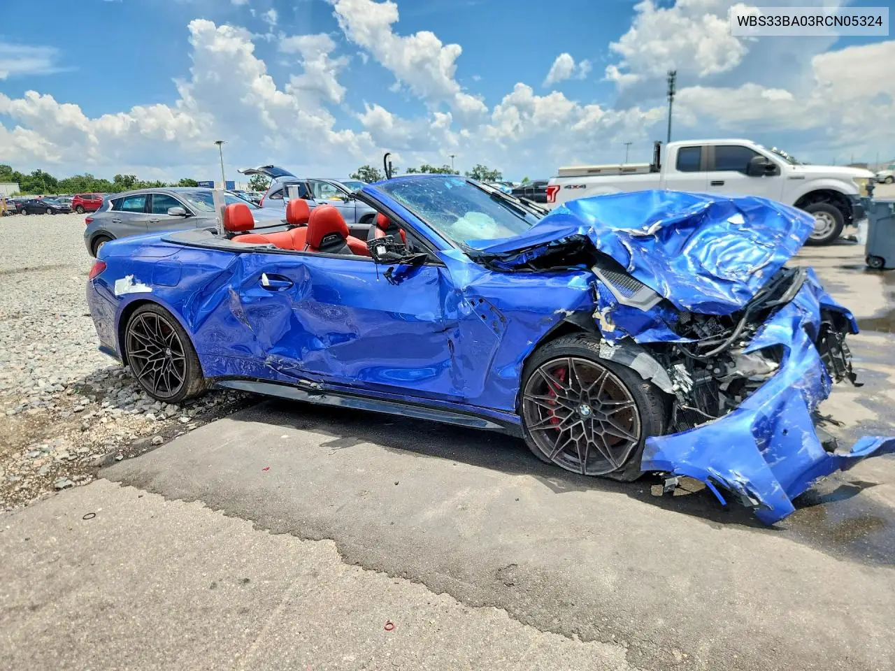 2024 BMW M4 Competition VIN: WBS33BA03RCN05324 Lot: 59914306