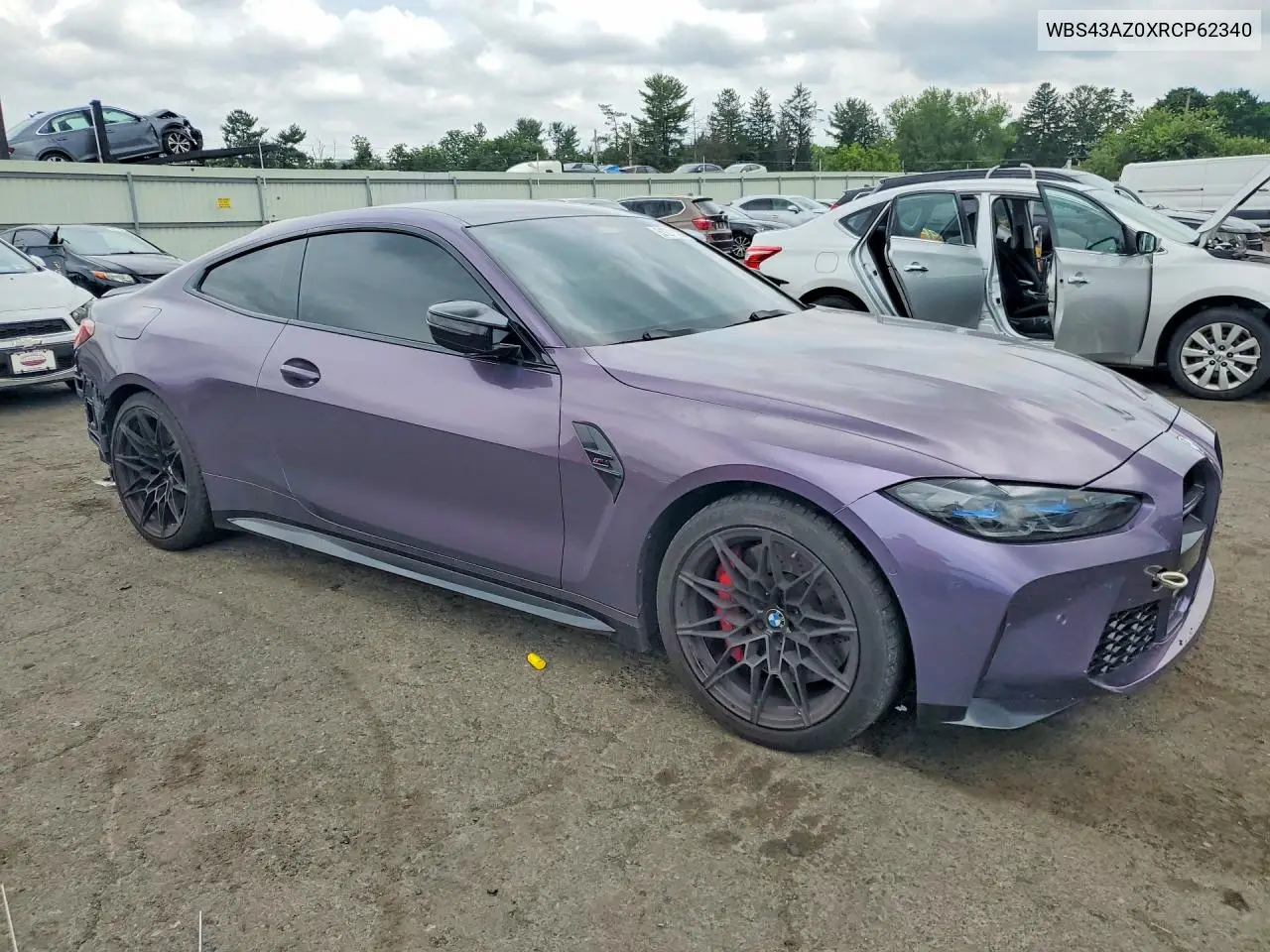 2024 BMW M4 Competition VIN: WBS43AZ0XRCP62340 Lot: 61271436