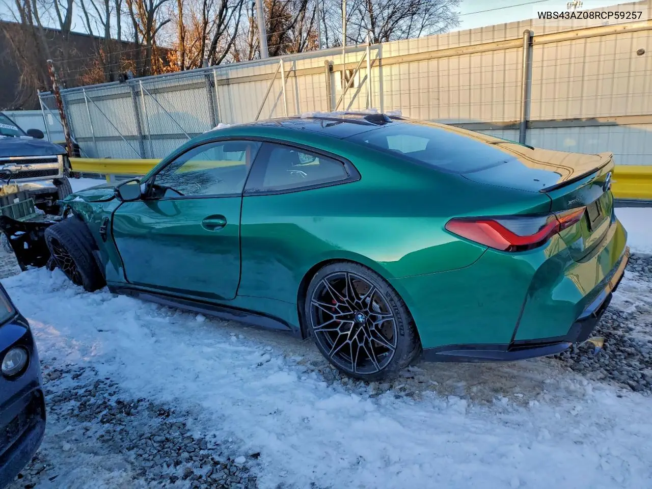 2024 BMW M4 Competition VIN: WBS43AZ08RCP59257 Lot: 72769335