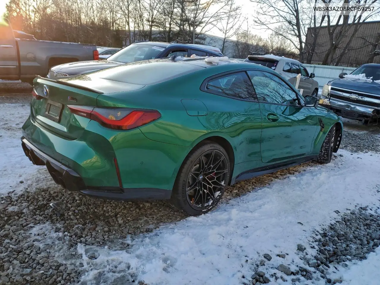 2024 BMW M4 Competition VIN: WBS43AZ08RCP59257 Lot: 72769335