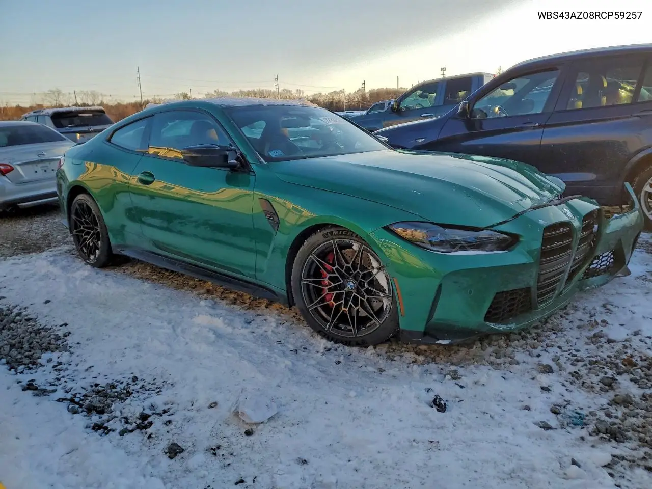 2024 BMW M4 Competition VIN: WBS43AZ08RCP59257 Lot: 72769335