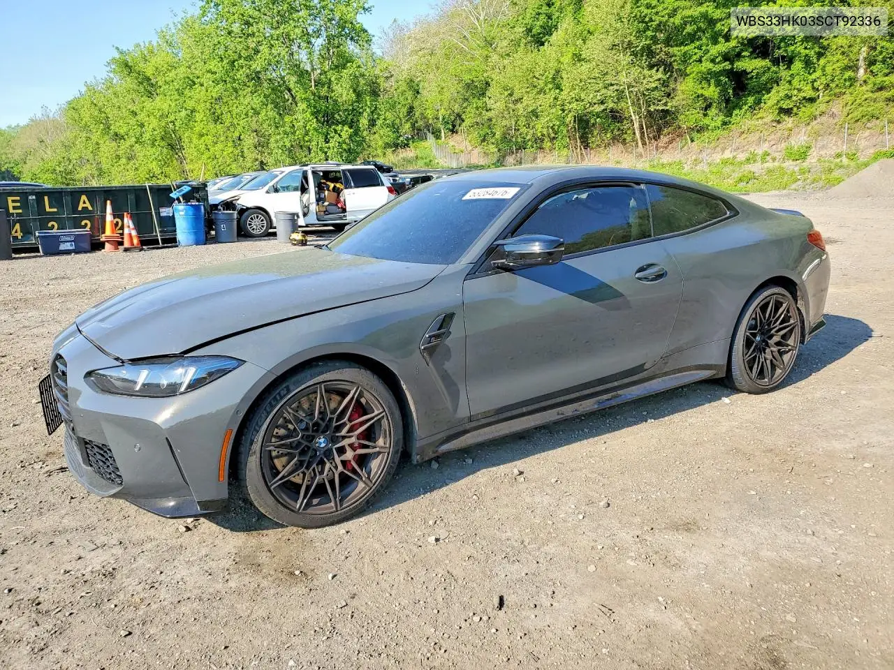 2025 BMW M4 Competition VIN: WBS33HK03SCT92336 Lot: 53284676