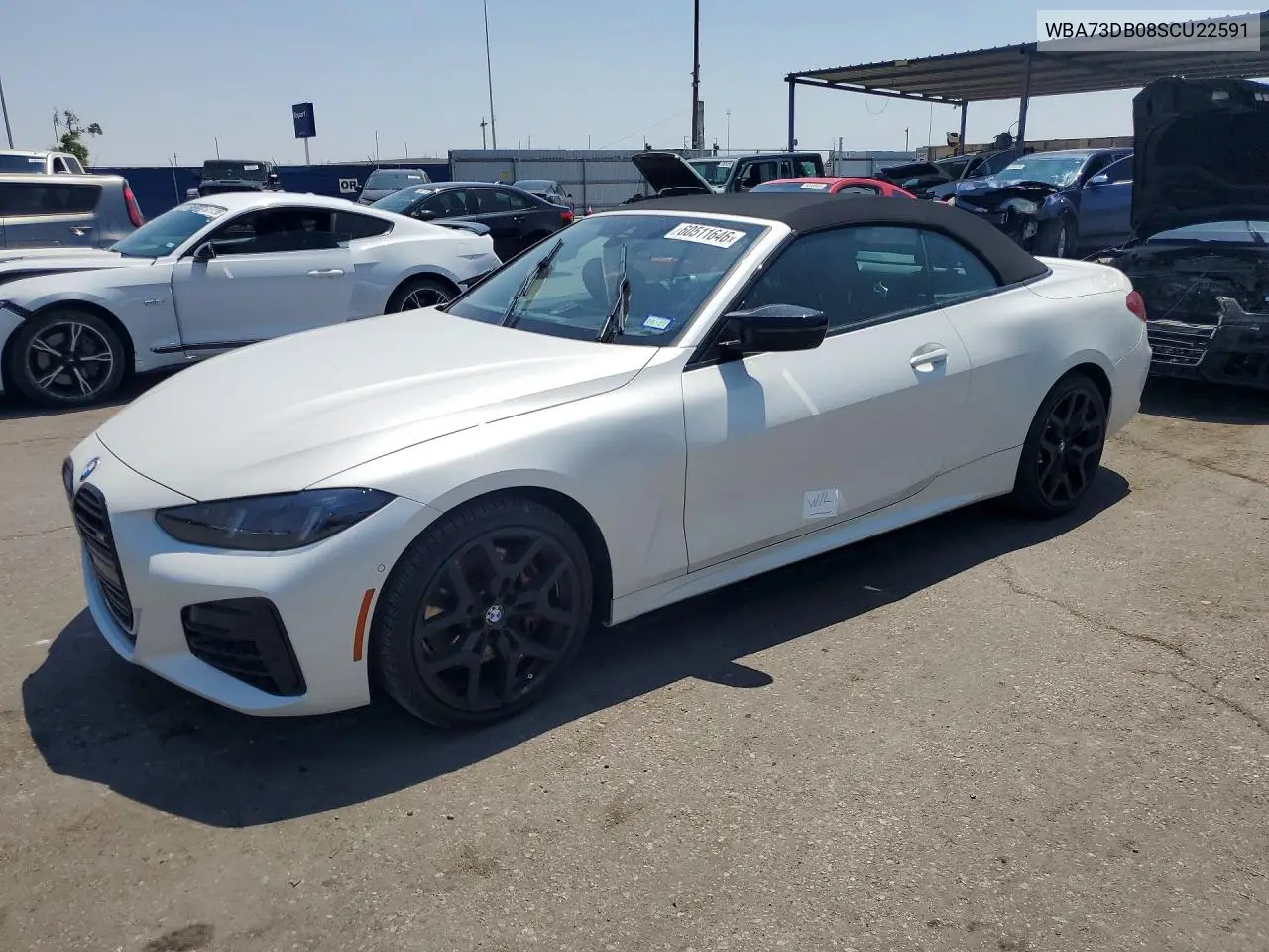 2025 BMW M440Xi VIN: WBA73DB08SCU22591 Lot: 60511646