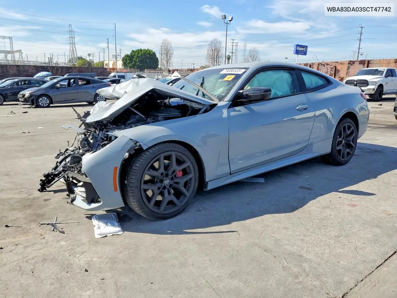 2025 BMW M440Xi VIN: WBA83DA03SCT47742 Lot: 79086535