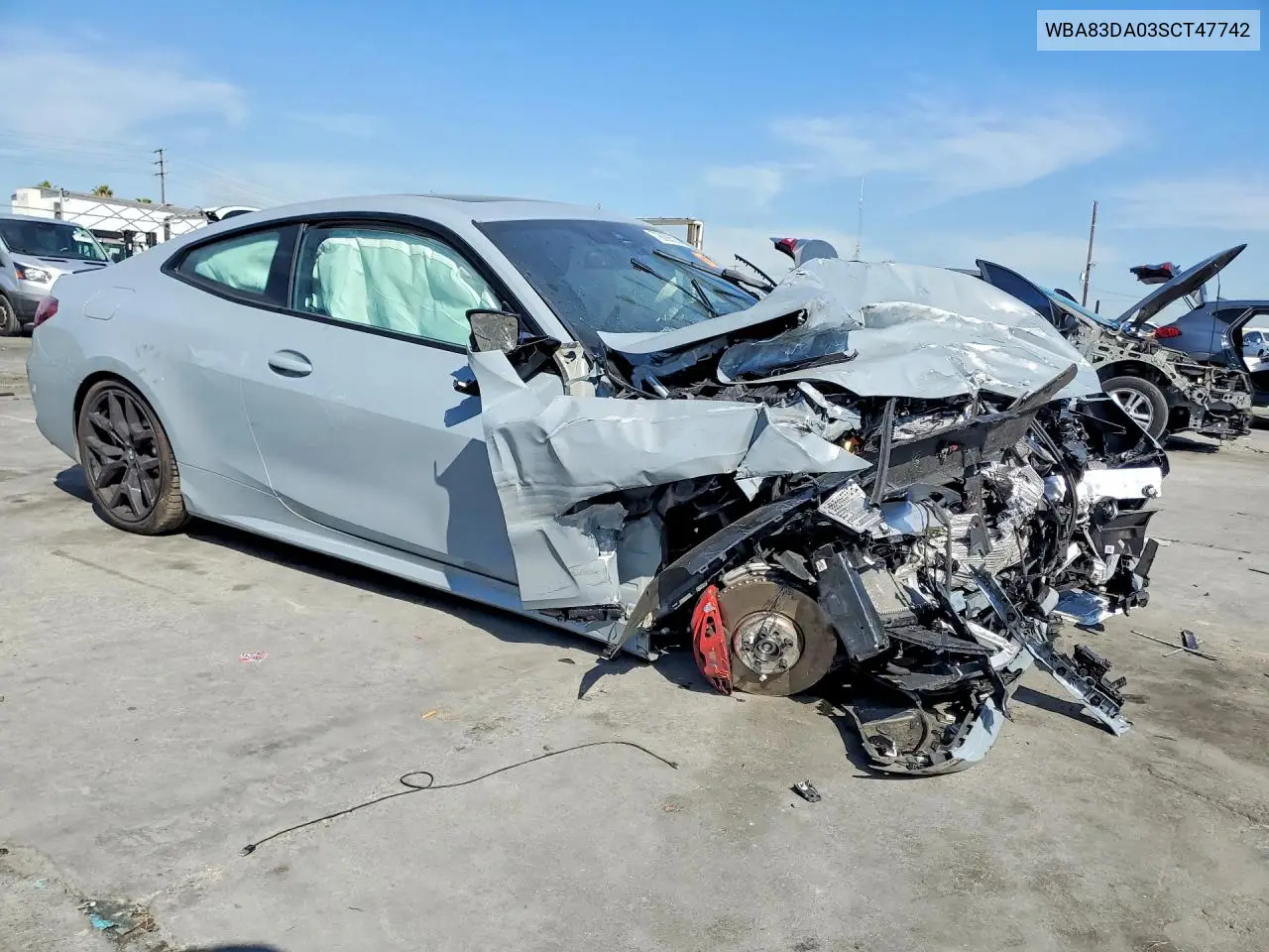 2025 BMW M440Xi VIN: WBA83DA03SCT47742 Lot: 79086535