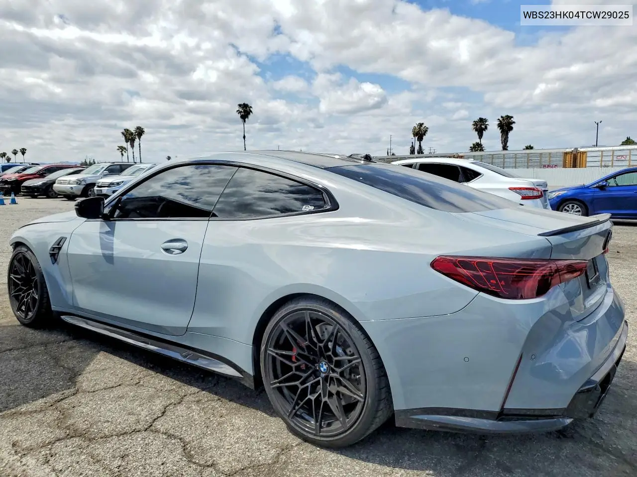 2026 BMW M4 Competition VIN: WBS23HK04TCW29025 Lot: 51008786