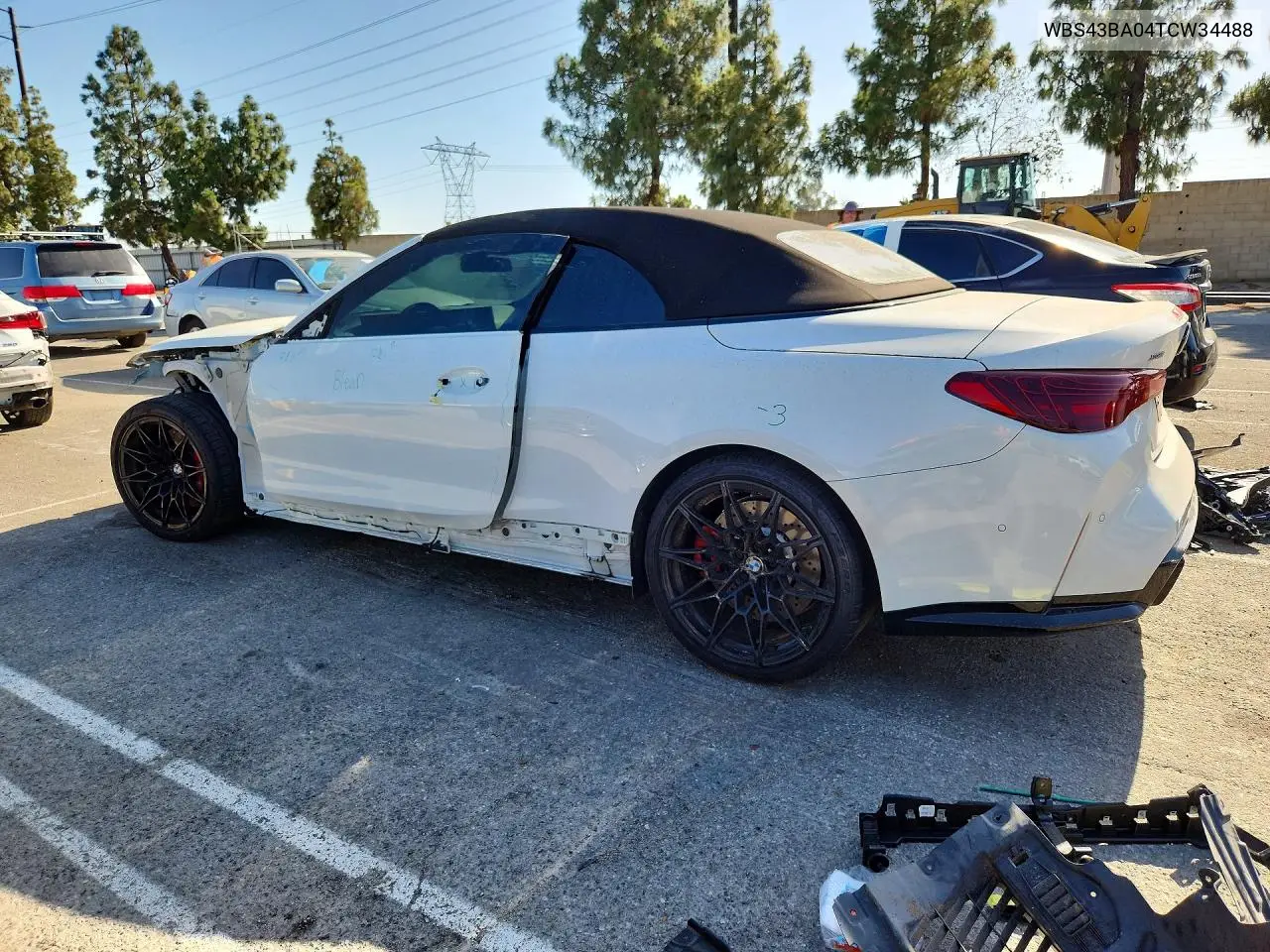 2026 BMW M4 Competition VIN: WBS43BA04TCW34488 Lot: 54508706