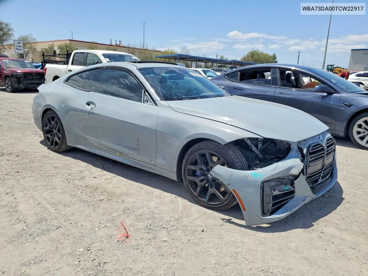 2026 BMW M440I VIN: WBA73DA00TCW22917 Lot: 60068796