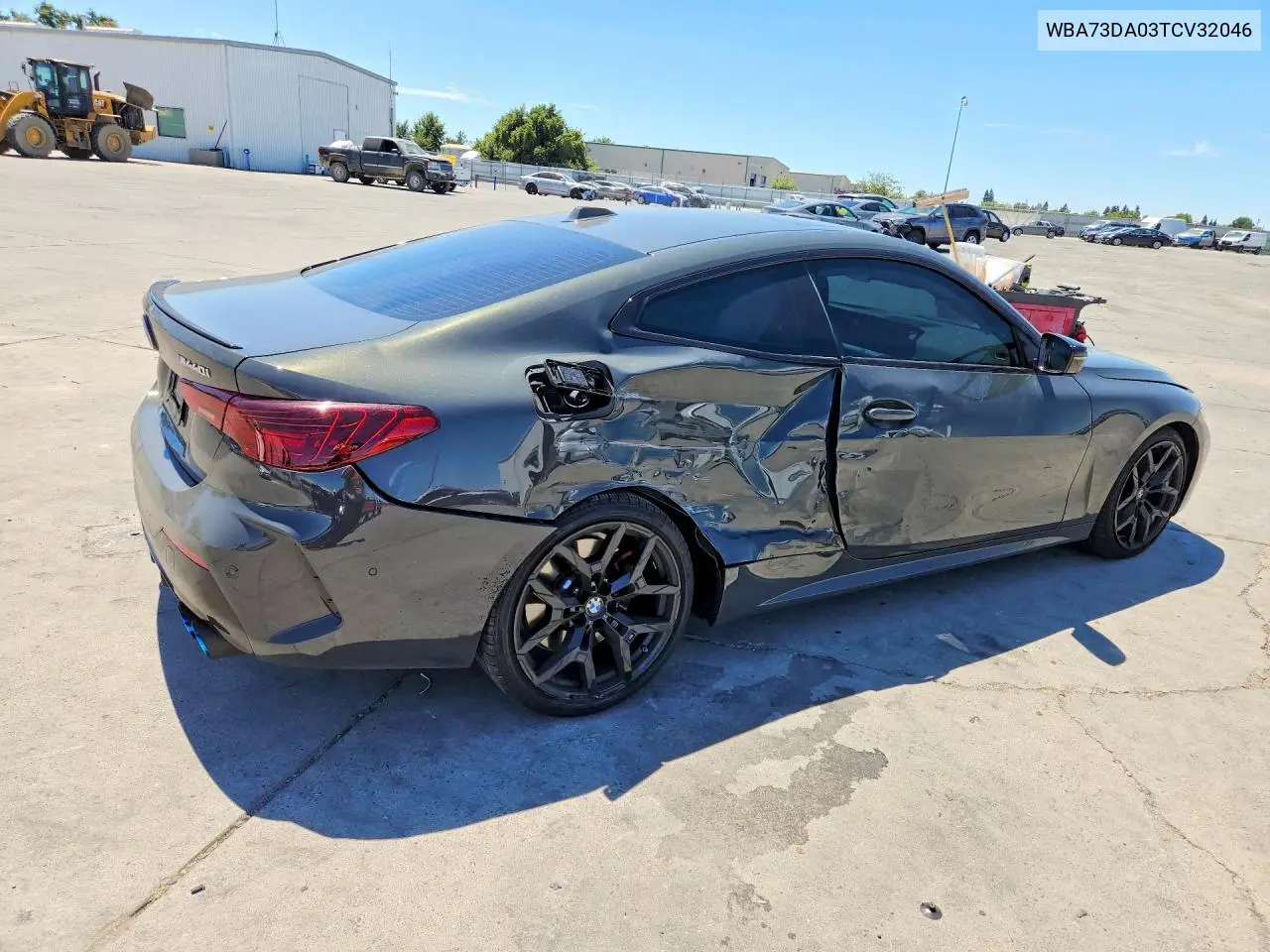 2026 BMW M440I VIN: WBA73DA03TCV32046 Lot: 62107046