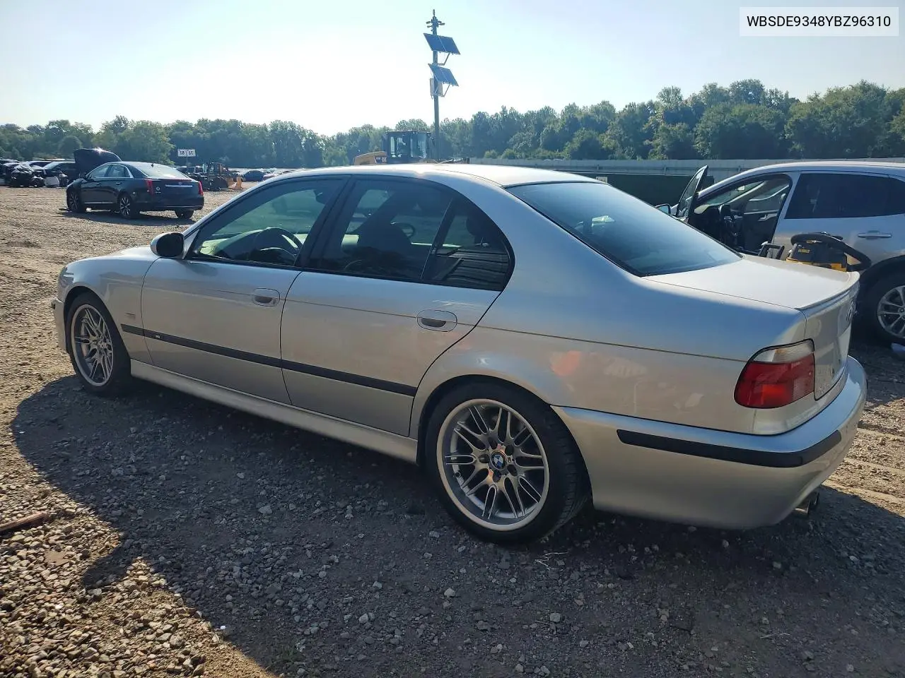 2000 BMW M5 VIN: WBSDE9348YBZ96310 Lot: 60492476