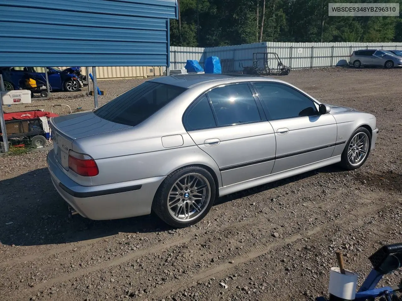 2000 BMW M5 VIN: WBSDE9348YBZ96310 Lot: 60492476