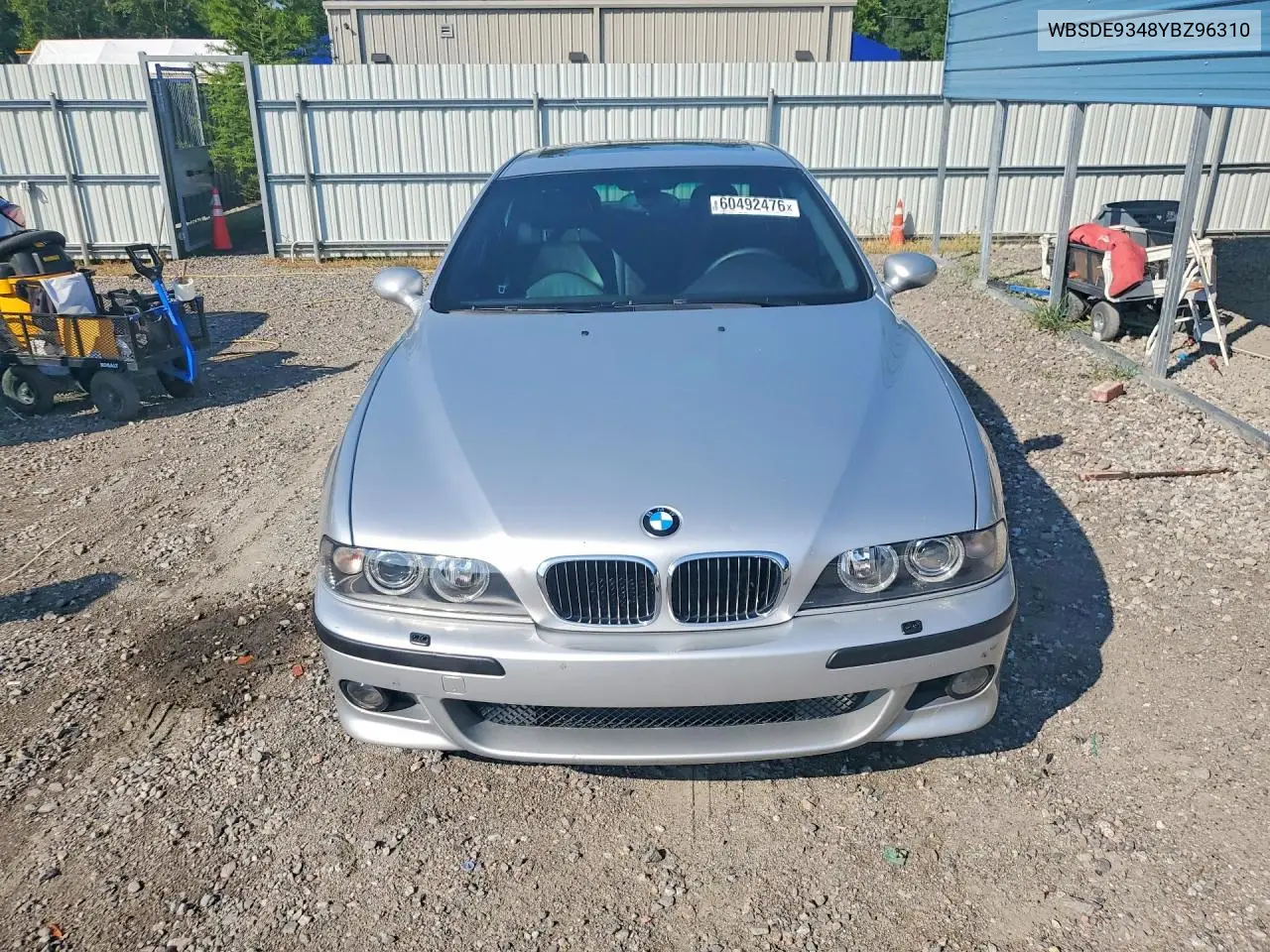 2000 BMW M5 VIN: WBSDE9348YBZ96310 Lot: 60492476