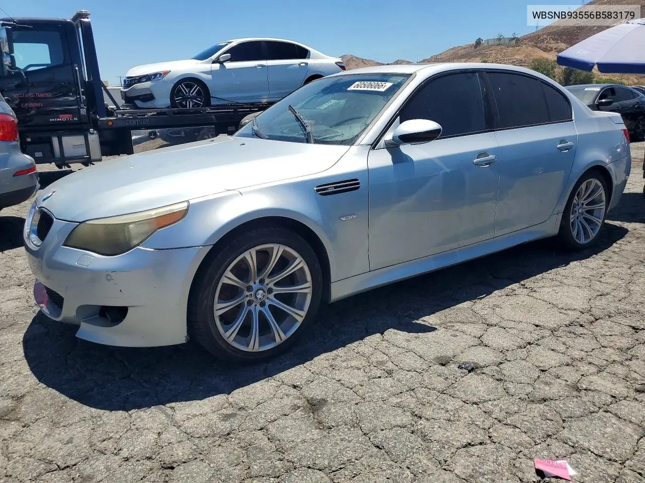2006 BMW M5 VIN: WBSNB93556B583179 Lot: 60506066