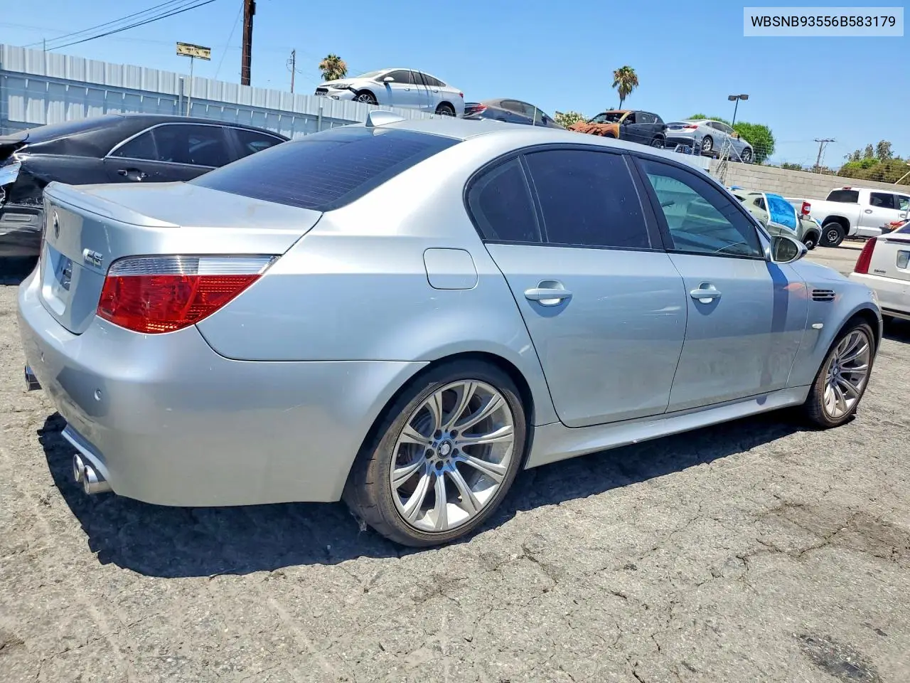 2006 BMW M5 VIN: WBSNB93556B583179 Lot: 60506066